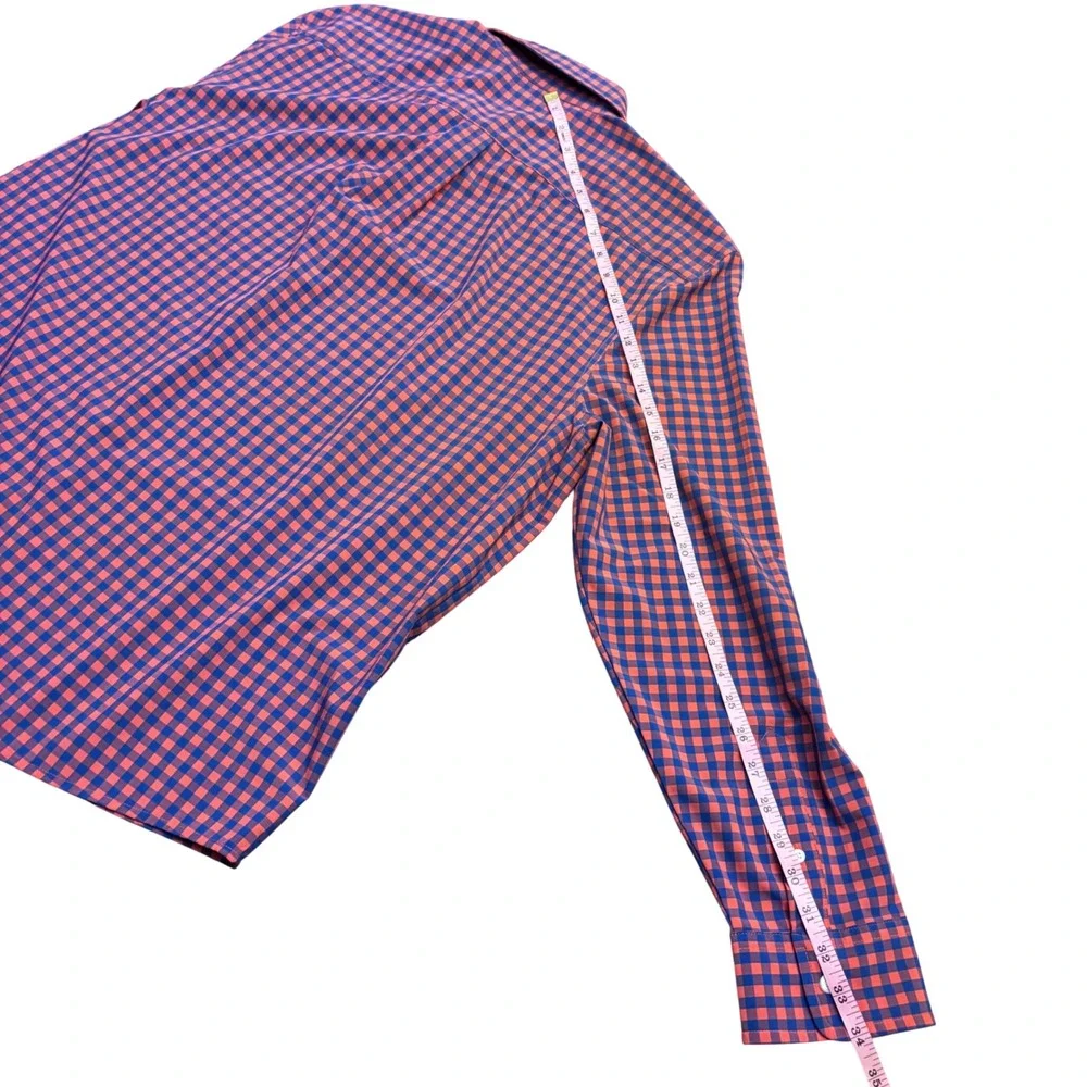 Southern‎ Proper | Mens XL | Gingham Button Down Shirt | Red Blue | Performance